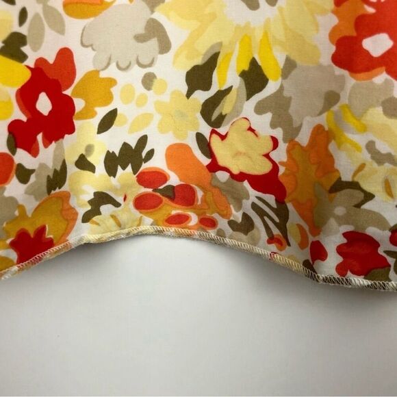 Express Women's Size 4 Floral A-Line Knee Length Skirt Multicolor - Picture 4 of 11